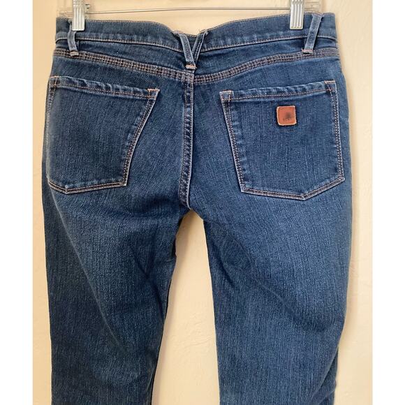 Roxy Denim Women's Estilo Jeans Size 5/27 Dark Wash Stretch - Picture 4 of 7